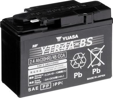 Yuasa YTR4A-BS - Стартерная аккумуляторная батарея, АКБ autodnr.net