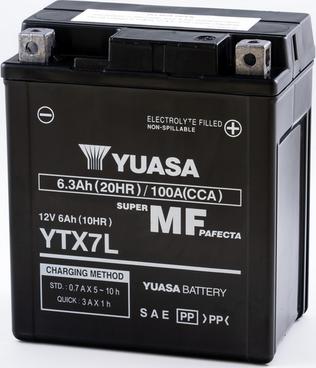 Yuasa YTX7L - Стартерная аккумуляторная батарея, АКБ avtokuzovplus.com.ua