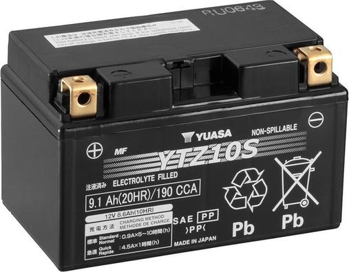 Yuasa YTZ10S - Стартерна акумуляторна батарея, АКБ autocars.com.ua