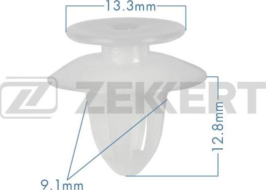 Zekkert BE-1211 - Зажим, молдинг / защитная накладка avtokuzovplus.com.ua