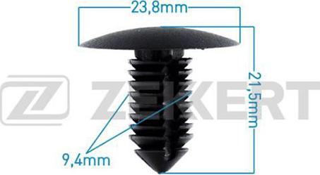 Zekkert BE-1415 - Зажим, молдинг / захисна накладка autocars.com.ua