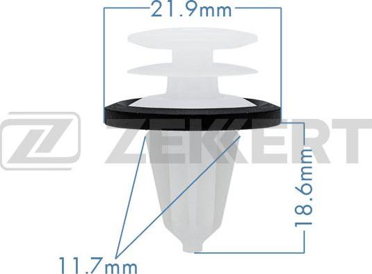 Zekkert BE-1540 - Зажим, молдинг / защитная накладка avtokuzovplus.com.ua