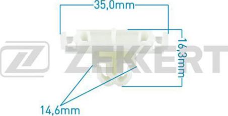 Zekkert be-2120 - Зажим, молдинг / защитная накладка autodnr.net