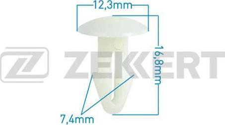 Zekkert be-2124 - Зажим, молдинг / защитная накладка autodnr.net
