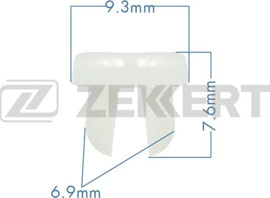 Zekkert BE-2270 - Клипса крепёжная Mazda  Nissan миним. кол-во заказа 10 шт autodnr.net
