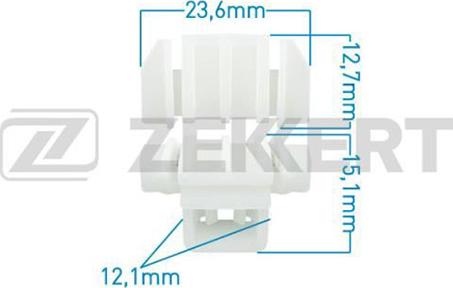 Zekkert be-2500 - Зажим, молдинг / защитная накладка autodnr.net