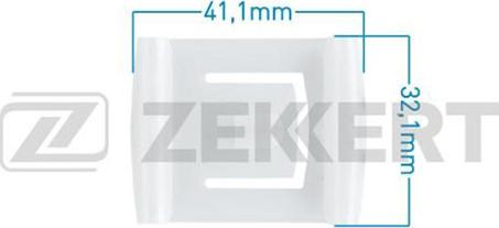 Zekkert BE-2554 - Зажим, молдинг / захисна накладка autocars.com.ua