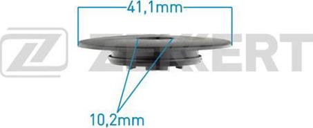 Zekkert BE-2560 - Зажим, молдинг / защитная накладка autodnr.net