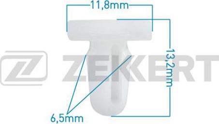 Zekkert BE-2617 - Зажим, молдинг / защитная накладка autodnr.net