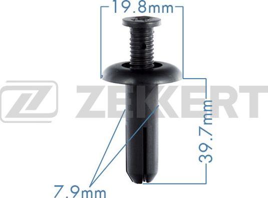 Zekkert be-2714 - Зажим, молдинг / защитная накладка autodnr.net