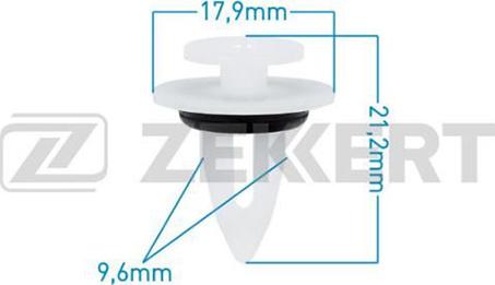 Zekkert be-2882 - Зажим, молдинг / защитная накладка autodnr.net