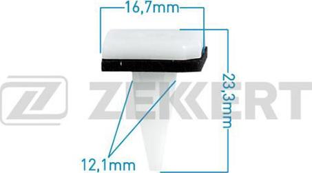 Zekkert BE-3004 - Зажим, молдинг / защитная накладка autodnr.net