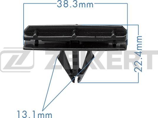 Zekkert be-3388 - Зажим, молдинг / защитная накладка autodnr.net