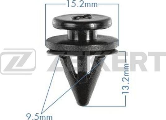 Zekkert BE-3513 - Зажим, молдинг / защитная накладка avtokuzovplus.com.ua