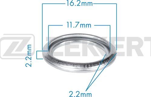 Zekkert be-3572 - Уплотнительное кольцо, резьбовая пробка маслосливного отверстия autodnr.net