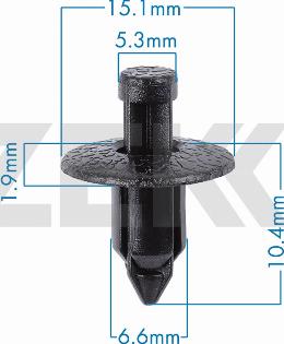 Zekkert BE-3750 - Зажим, молдинг / защитная накладка autodnr.net