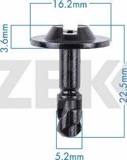 Zekkert BE-3784 - Клипса крепёжная BMW  VAG миним. кол-во заказа 10 шт autodnr.net