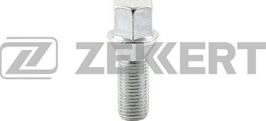 Zekkert BE-4033 - Болт колесный  конус  M14 x 1 5  длина резьбы 27  ключ 17  Цинк autodnr.net