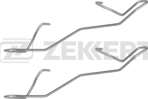 Zekkert BR-1457 - Комплект установочный перед. торм. колодок Honda Accord VII-VIII 03-  Renault Duster 11-  Kaptur 16- autodnr.net