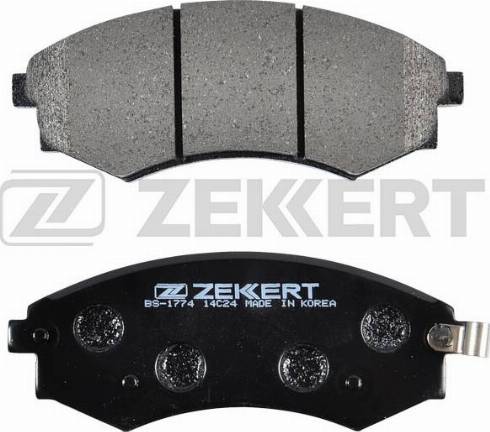 Zekkert BS-1774 - Тормозные колодки, дисковые, комплект avtokuzovplus.com.ua