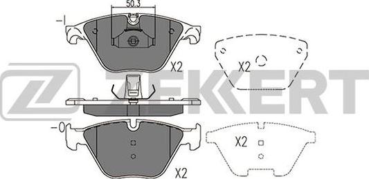 Zekkert BS-2946 - Тормозные колодки, дисковые, комплект autodnr.net