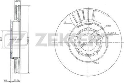 Zekkert BS-5031 - Тормозной диск autodnr.net