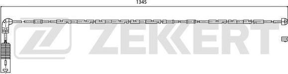 Zekkert BS-8024 - Сигнализатор, износ тормозных колодок autodnr.net