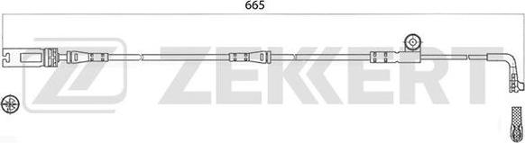 Zekkert BS-8046 - Сигналізатор, знос гальмівних колодок autocars.com.ua