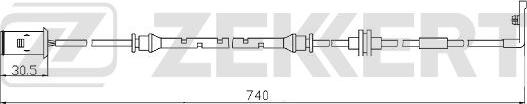 Zekkert BS-8088 - Сигнализатор, износ тормозных колодок autodnr.net
