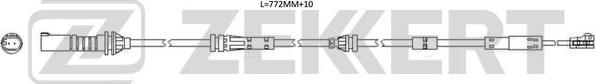Zekkert bs-8121 - Сигнализатор, износ тормозных колодок autodnr.net