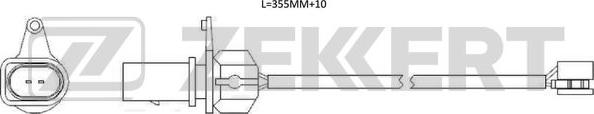 Zekkert bs-8125 - Сигнализатор, износ тормозных колодок autodnr.net