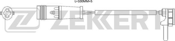 Zekkert BS-8133 - Сигнализатор, износ тормозных колодок autodnr.net