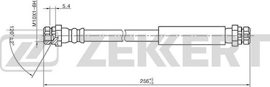 Zekkert BS-9401 - Тормозной шланг avtokuzovplus.com.ua