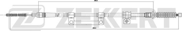 Zekkert BZ-1003 - Трос, гальмівна система autocars.com.ua