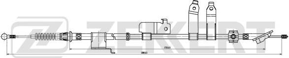 Zekkert BZ-1311 - Тросик, cтояночный тормоз avtokuzovplus.com.ua