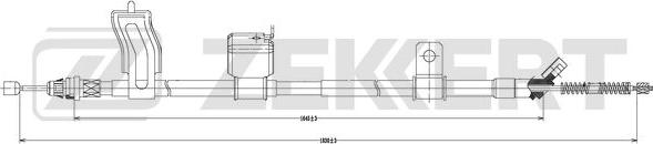 Zekkert BZ-1320 - Тросик, cтояночный тормоз avtokuzovplus.com.ua