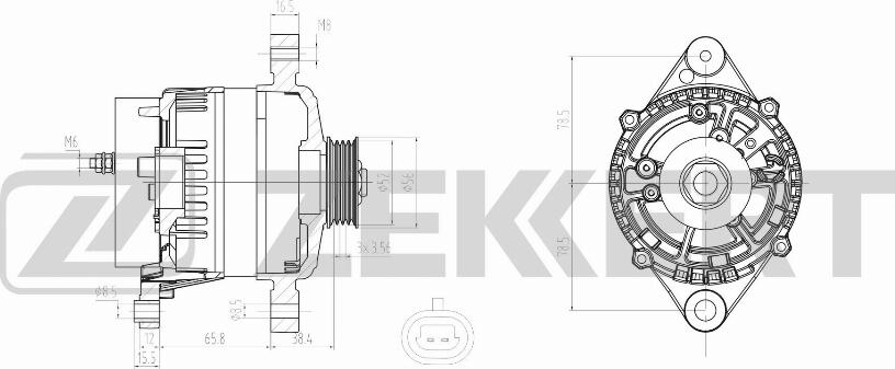 Zekkert GE-1007 - Генератор autocars.com.ua