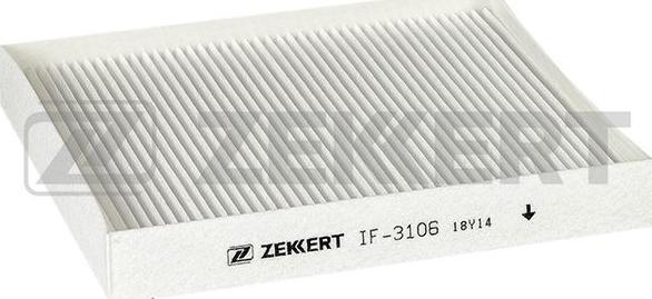 Zekkert IF-3106 - Фільтр, повітря у внутрішній простір autocars.com.ua