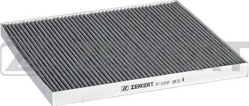 Zekkert IF-3163P - Фільтр, повітря у внутрішній простір autocars.com.ua