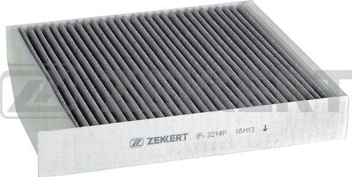 Zekkert IF-3214P - Фильтр салон. антибакт. Volvo XC70 00-  S60 00-  S80 98-  XC90 02- autodnr.net