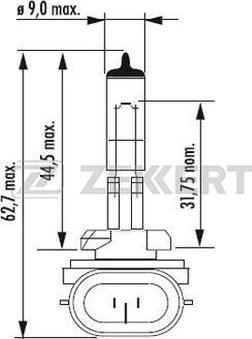 Zekkert LP-1068 - Лампа накаливания, противотуманная фара autodnr.net
