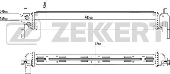 Zekkert MK-1017 - Радиатор, охлаждение двигателя autodnr.net