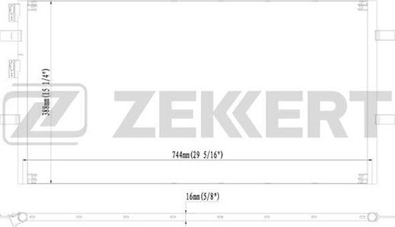 Zekkert MK-3120 - Конденсатор кондиционера autodnr.net