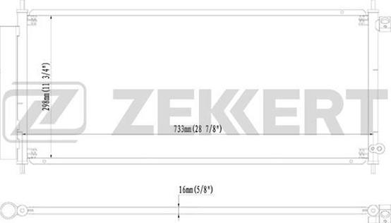 Zekkert mk-3134 - Конденсатор кондиционера autodnr.net