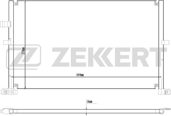 Zekkert mk-3177 - Конденсатор кондиционера autodnr.net