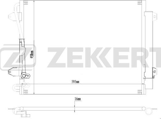 Zekkert mk-3194 - Конденсатор кондиционера autodnr.net