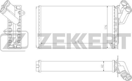 Zekkert MK-5068 - Теплообменник, отопление салона autodnr.net