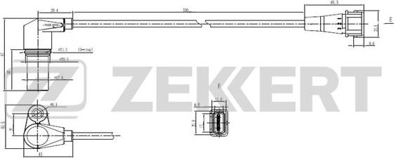 Zekkert SE-4035 - Датчик импульсов, коленвал autodnr.net