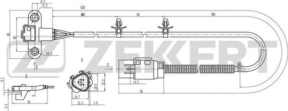 Zekkert SE-4048 - Датчик положения коленвала Hyundai Santa Fe 01-  Kia Sorento 02- autodnr.net