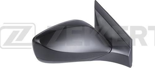 Zekkert SP-4005 - Зеркало в сборе правое - черное грунтованное - выпуклое - трос регул - Hyundai Solaris IV 11- autodnr.net